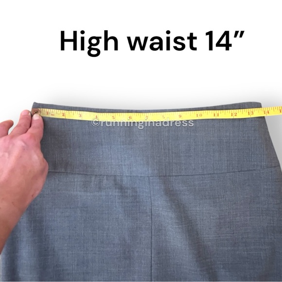 NWOT Banana Republic High Waist Stretch Pencil Skirt Virgin Wool Woven In Italy - Picture 13 of 16